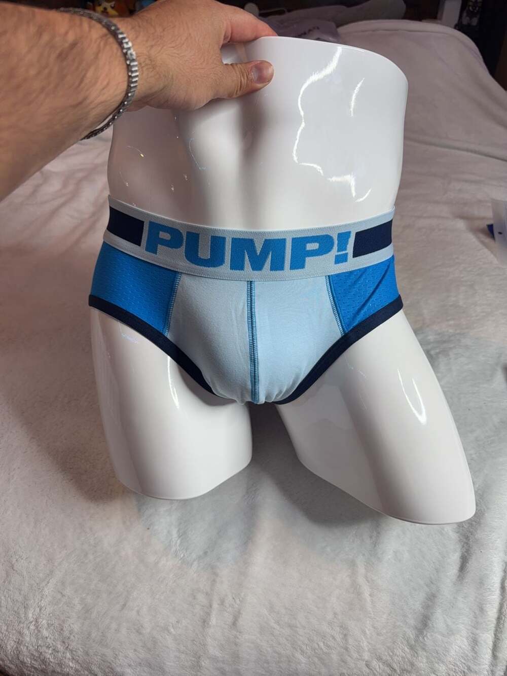 PUMP! True Blue Brief Size Large